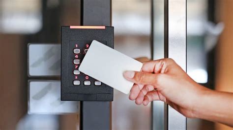 key card reader on door